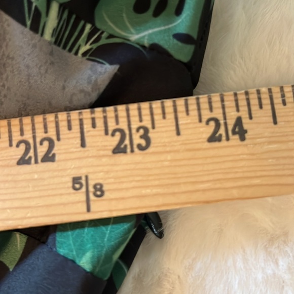 Eloquii Dress Potted Plants Fit & Flare Black Size 22 - Picture 10 of 15